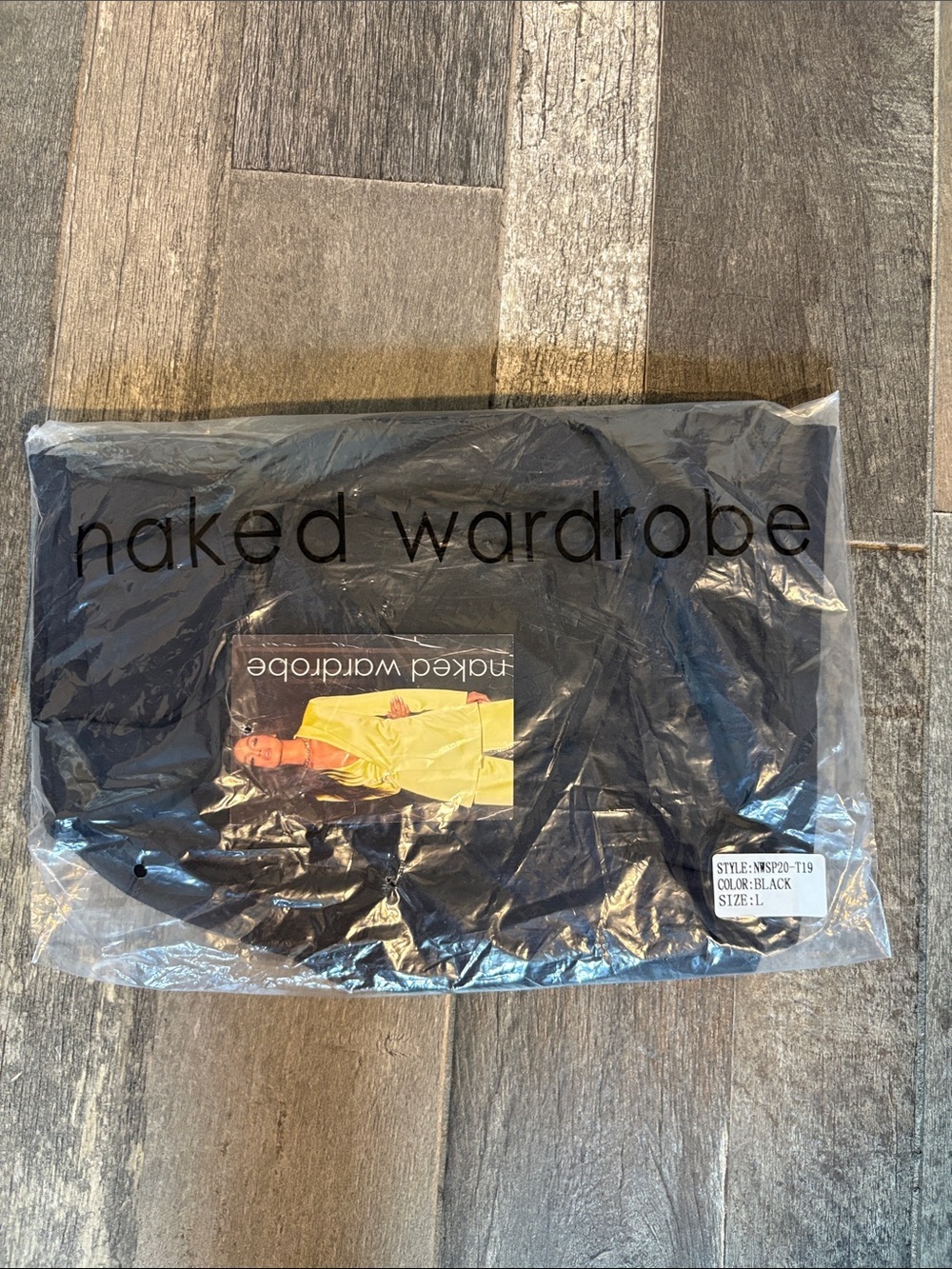 naked wardrobe Black Square-Neck Puff Sleeve Crop Top - Picture 8 of 8